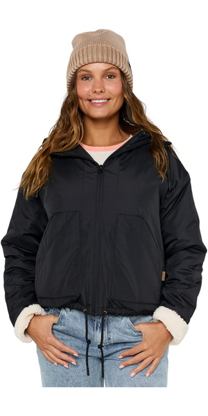 2025 Rip Curl Mujer Keepsakes Bomber 03CWJA - Washed Black